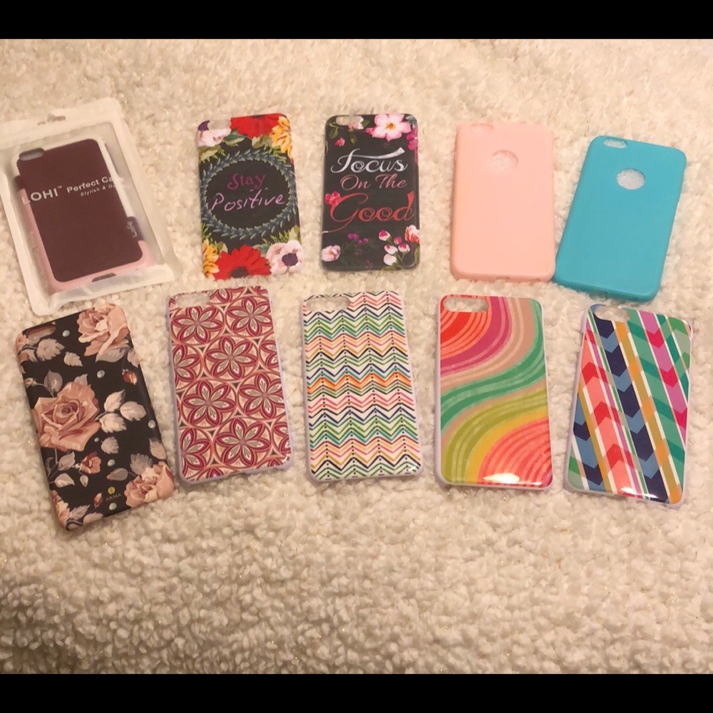 Lot of 10 iPhone 6/6s plus cases